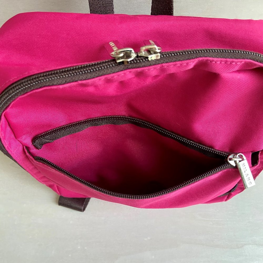Milano Hot Pink Mini Backpack - Picture 3 of 5